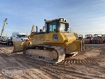 Used Komatsu Bulldozer in yard